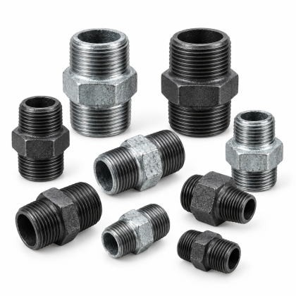 Nipluri metalice zincate si negre